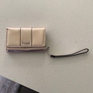 Guess Rose Gold Wristlet